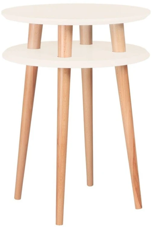Stolik Kawowy UFO śr.45cm wys.61cm Wapień