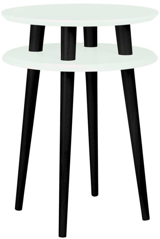 Stolik Kawowy UFO śr.45cm wys.61cm Ulotny miętowy Czarne Nogi