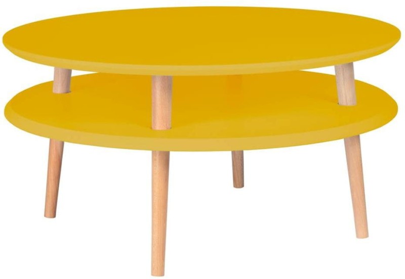 Stolik Kawowy UFO śr.70cm wys.35cm Ciemna Cytryna