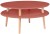 Stolik Kawowy UFO śr.70cm wys.35cm Ciemny Koralowy