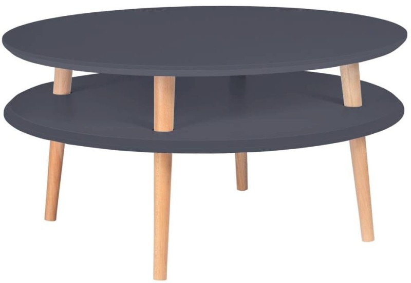 Stolik Kawowy UFO śr.70cm wys.35cm Grafitowy