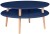 Stolik Kawowy UFO śr.70cm wys.35cm Granatowy