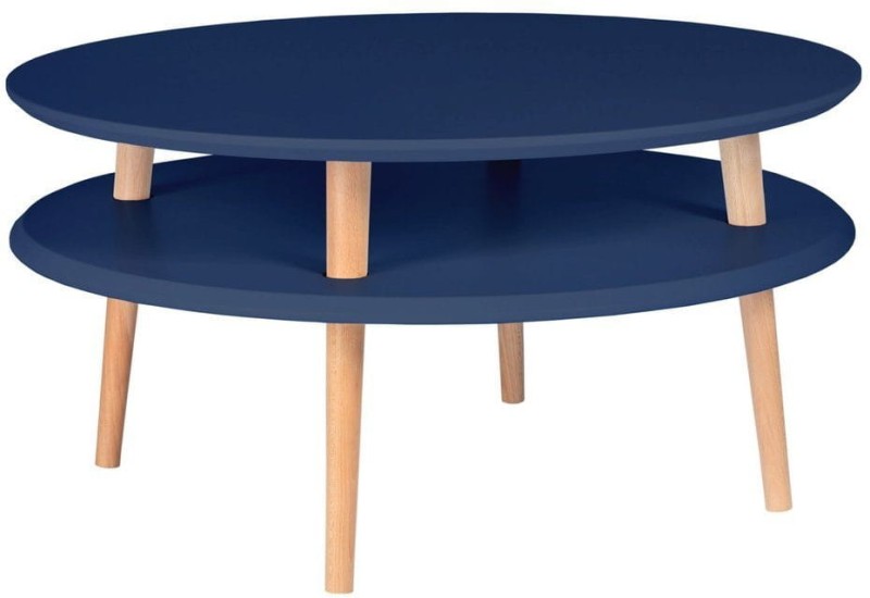 Stolik Kawowy UFO śr.70cm wys.35cm Granatowy