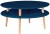 Stolik Kawowy UFO śr.70cm wys.35cm Petrol Blue