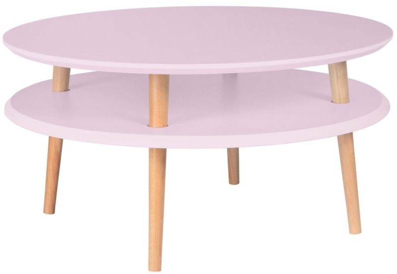 Stolik Kawowy UFO śr.70cm wys.35cm Rozowy