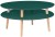 Stolik Kawowy UFO śr.70cm wys.35cm Zielony Butelkowy