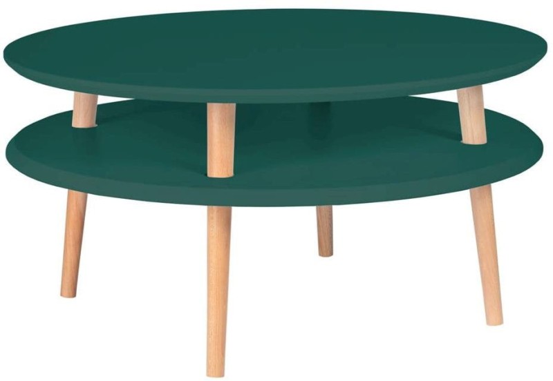 Stolik Kawowy UFO śr.70cm wys.35cm Zielony Butelkowy