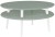Stolik Kawowy UFO śr.70cm wys.35cm Szałwiowy Białe Nogi