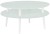 Stolik Kawowy UFO śr.70cm wys.35cm Ulotny miętowy Białe Nogi