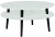 Stolik Kawowy UFO śr.70cm wys.35cm Ulotny miętowy Czarne Nogi