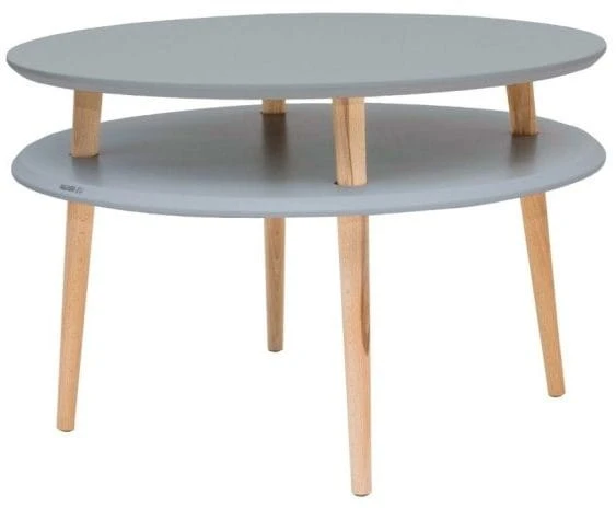 Stolik Kawowy UFO śr.70cm wys.45cm Ciemnoszary