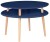 Stolik Kawowy UFO śr.70cm wys.45cm Granatowy