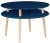 Stolik Kawowy UFO śr.70cm wys.45cm Petrol Blue