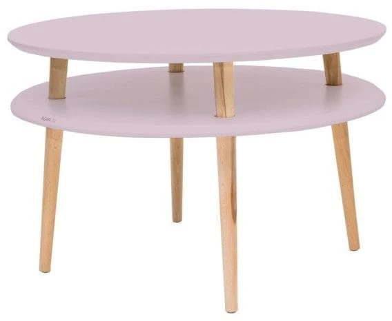 Stolik Kawowy UFO śr.70cm wys.45cm Rozowy