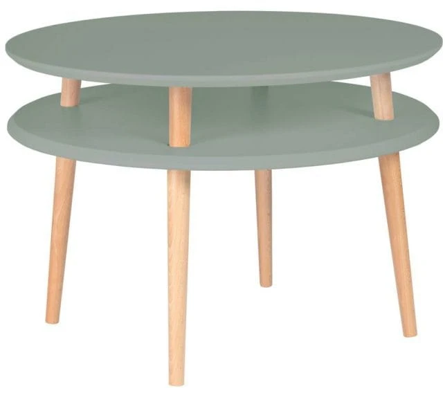 Stolik Kawowy UFO śr.70cm wys.45cm Szalwiowy