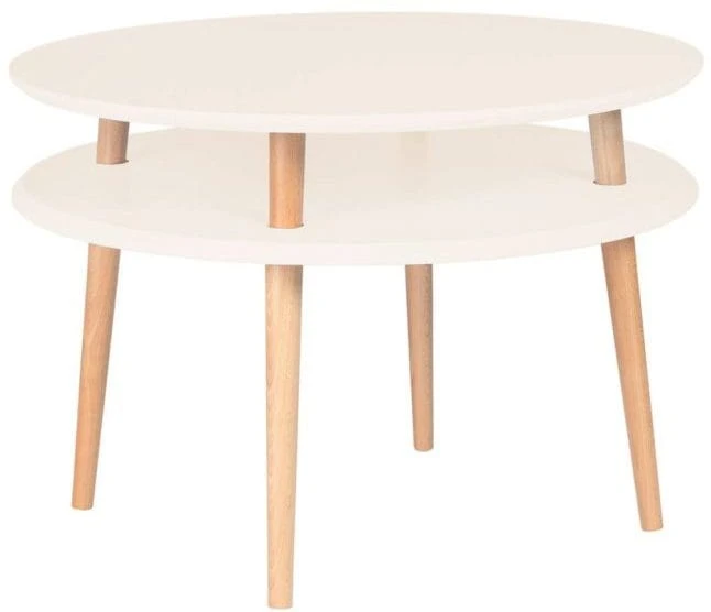 Stolik Kawowy UFO śr.70cm wys.45cm Wapień