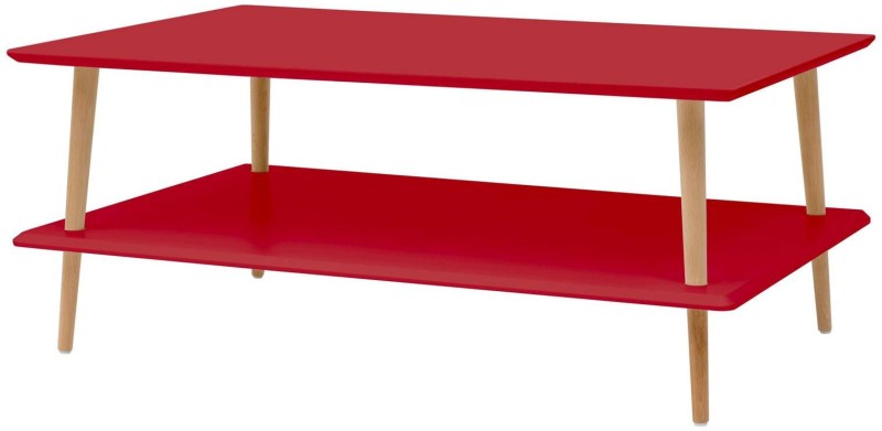 Stolik Ława Kawowa KORO LOW 110x70cm Czerwony