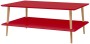 Stolik Ława Kawowa KORO LOW 110x70cm Czerwony