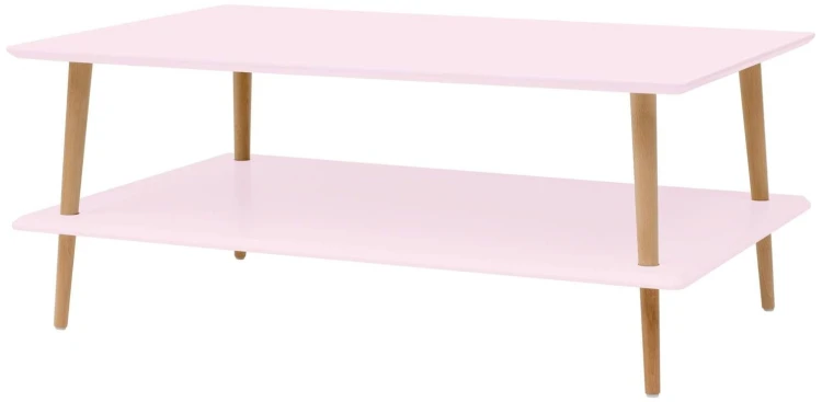 Stolik Ława Kawowa KORO LOW 110x70cm Rozowy