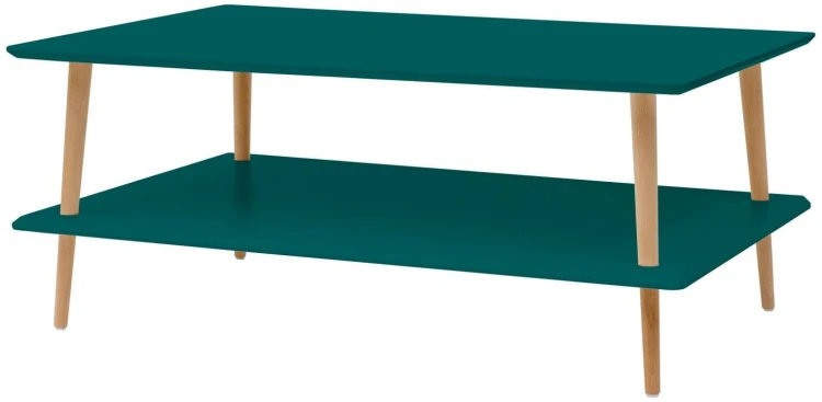 Stolik Ława Kawowa KORO LOW 110x70cm Zielony Butelkowy