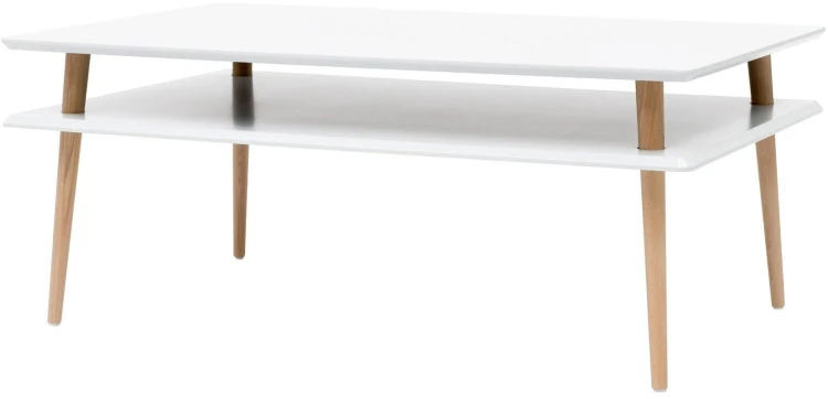 Stolik Ława Kawowa KORO HIGH 110x70cm Bialy