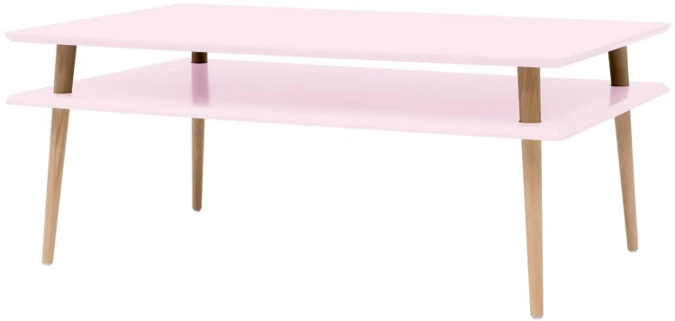 Stolik Ława Kawowa KORO HIGH 110x70cm Rozowy