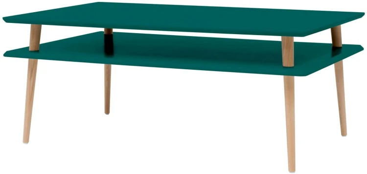 Stolik Ława Kawowa KORO HIGH 110x70cm Zielony Butelkowy