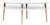 Stolik Kawowy OVO HIGH 110x70cm Bialy