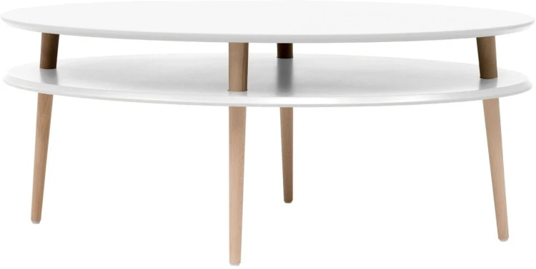 Stolik Kawowy OVO HIGH 110x70cm Bialy