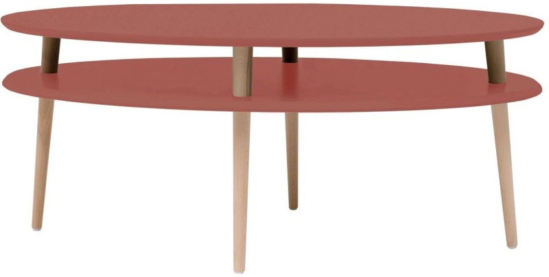 Stolik Kawowy OVO HIGH 110x70cm Ciemny Koralowy