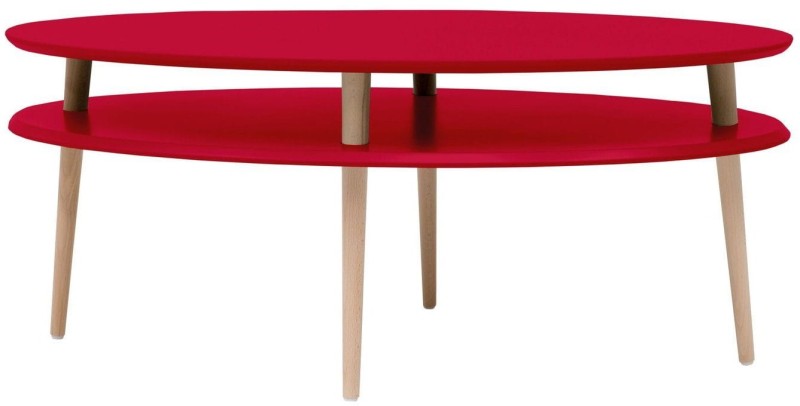 Stolik Kawowy OVO HIGH 110x70cm Czerwony