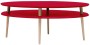 Stolik Kawowy OVO HIGH 110x70cm Czerwony