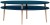 Stolik Kawowy OVO HIGH 110x70cm Petrol Blue
