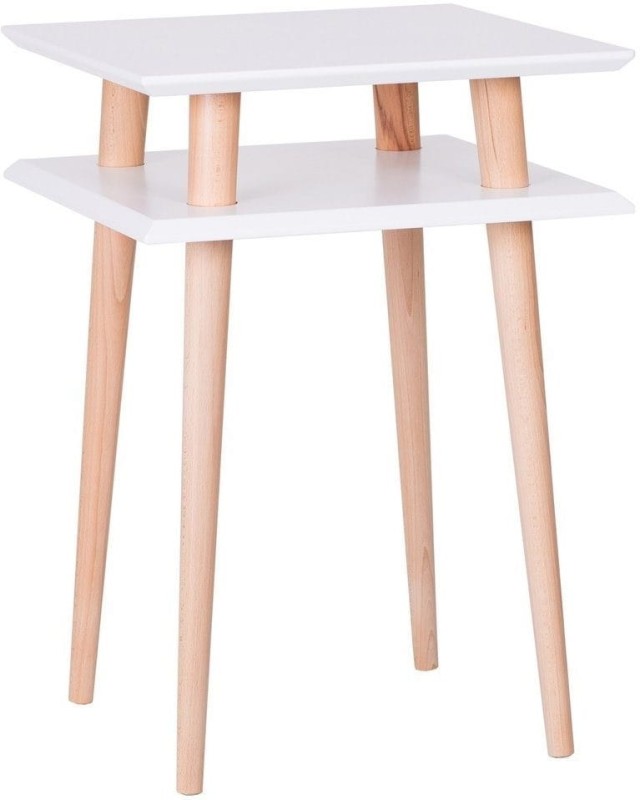 Stolik Kawowy SQUARE 43x43x61cm Bialy