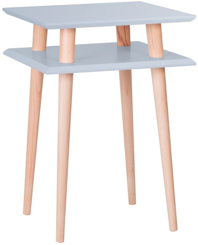 Stolik Kawowy SQUARE 43x43x61cm Jasnoszary