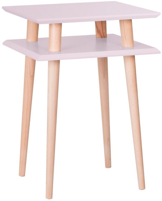 Stolik Kawowy SQUARE 43x43x61cm Rozowy