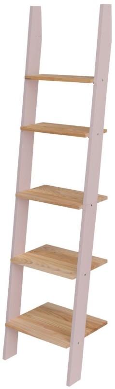 Regal Drabinka ASHME 45x35x180cm Jesionowe Półki Rozowa