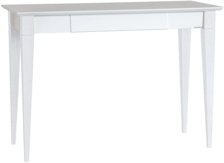 Biurko MIMO 105x40cm Białe Białe Nogi