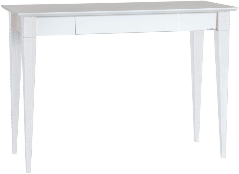 Biurko MIMO 105x40cm Białe Białe Nogi