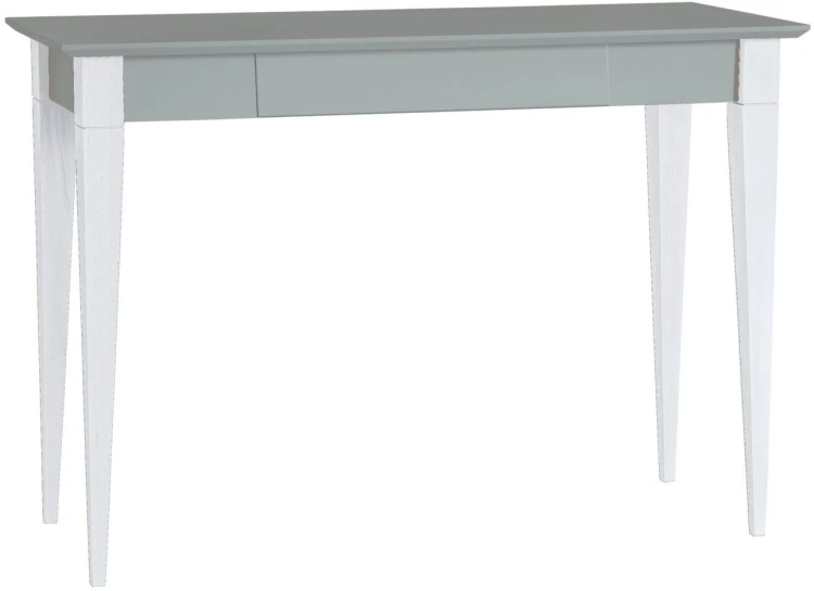 Biurko MIMO 105x40cm Ciemnoszare Białe Nogi
