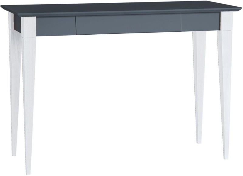 Biurko MIMO 105x40cm Grafitowe Białe Nogi