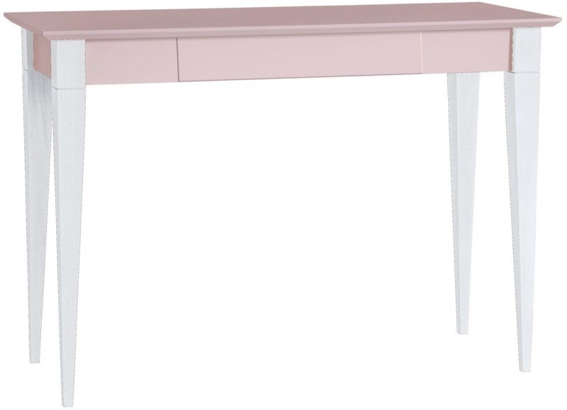 Biurko MIMO 105x40cm Różowe Białe Nogi