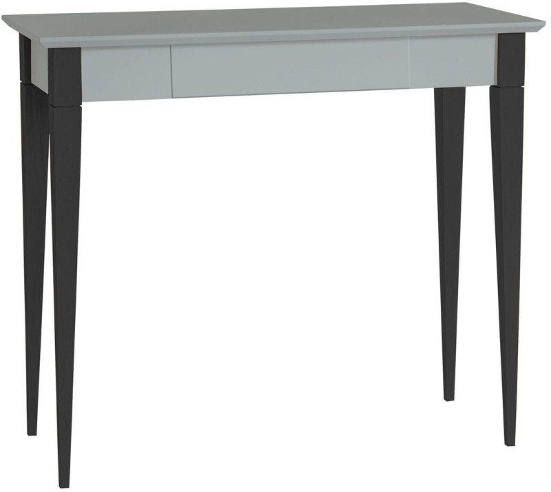 Biurko MIMO 105x40cm Ciemnoszare Czarne Nogi