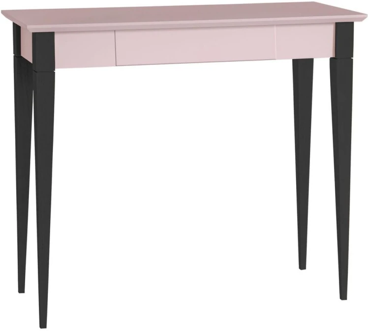 Biurko MIMO 105x40cm Różowe Czarne Nogi