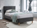 Łóżko tapicerowane Azurro Velvet 90X200 Bluvel 14