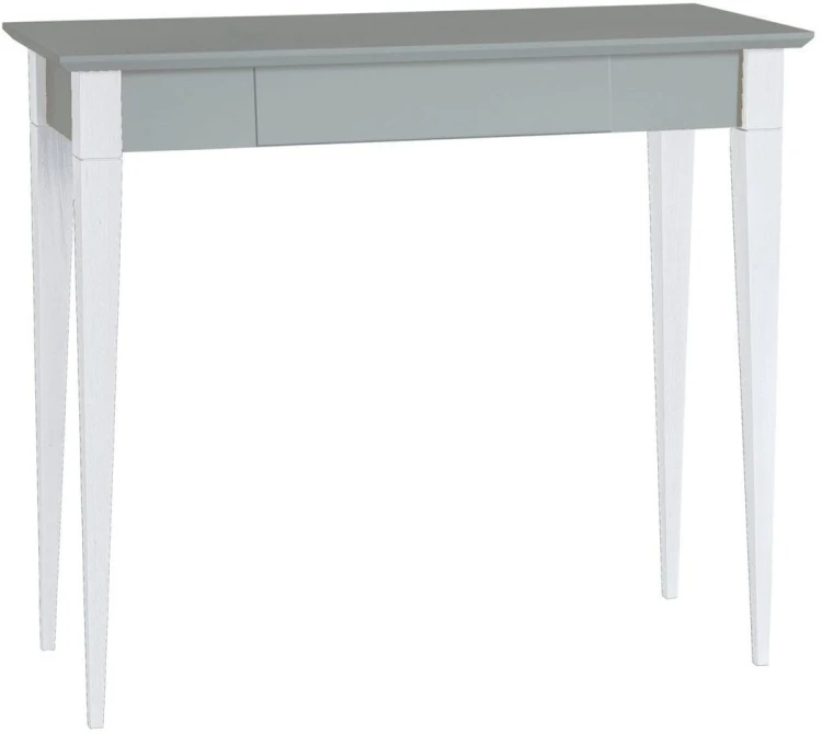 Biurko MIMO 85x40cm Ciemnoszare Nogi Białe