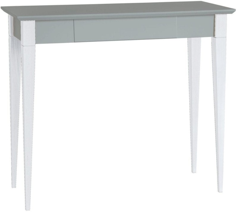 Biurko MIMO 85x40cm Ciemnoszare Nogi Białe