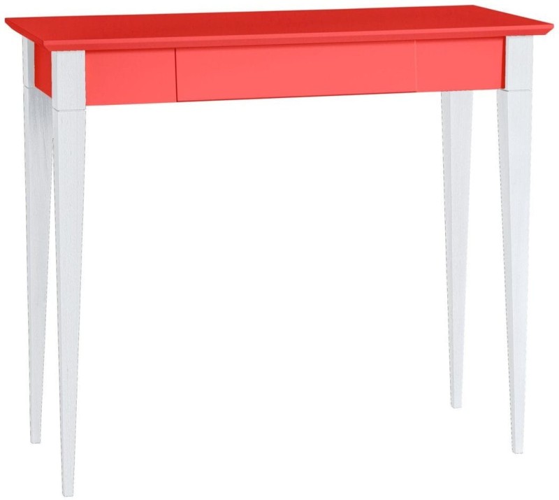 Biurko MIMO 85x40cm Czerwone Nogi Białe