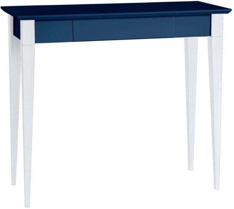 Biurko MIMO 85x40cm Granatowe Nogi Białe