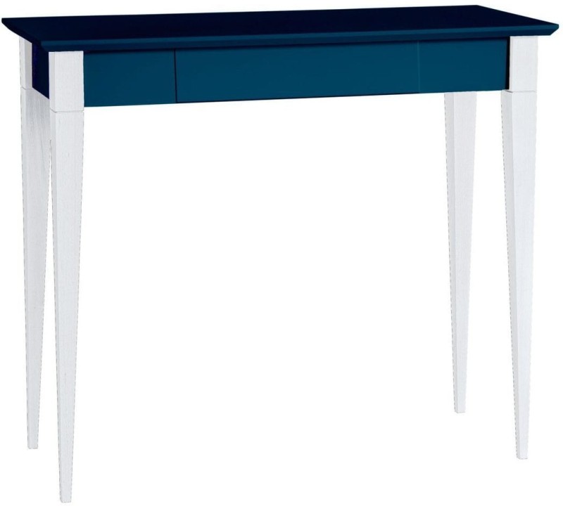 Biurko MIMO 85x40cm Petrol Blue Nogi Białe